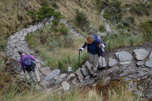 Stairs down after Dead Woman's Pass